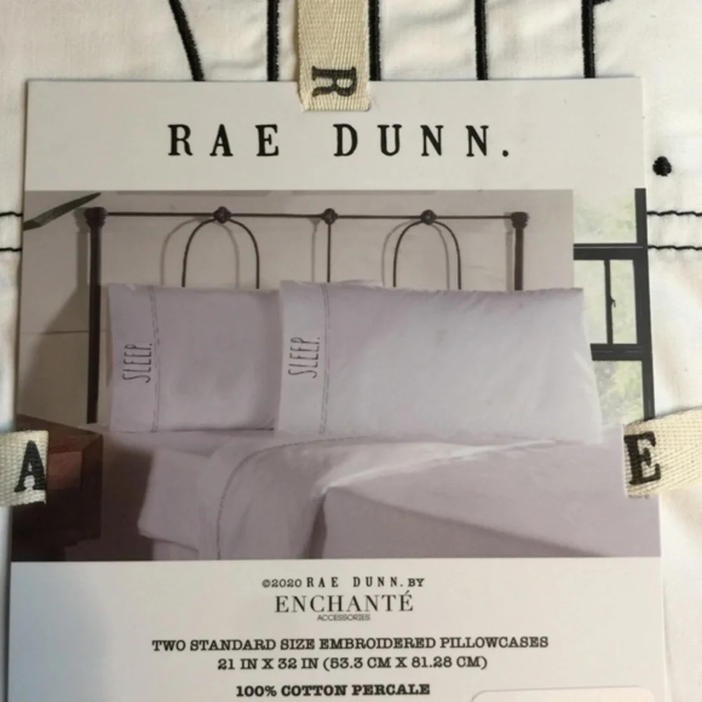 NWT‎ Rae Dunn SLEEP Pillowcases